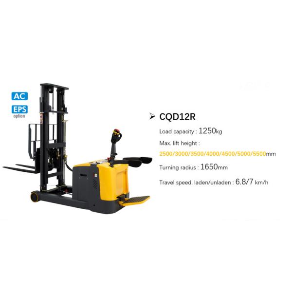 1250kg Low Gravity Counterbalance Electric Pedestrian Stacker