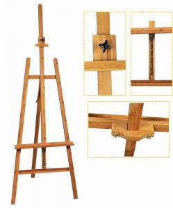 China Bamboo Adjustable Artist Painting Easel Tripod Stand For Painting OEM Avaliable wholesale