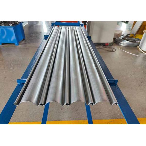 width 140mm Color Steel Roller Shutter Door Roll Forming Machine Slat Machine 4kw