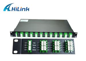 China Optics 40 Channel DWDM Mux Demux AAWG Modules 100Ghz C21-C60 For Data Center wholesale