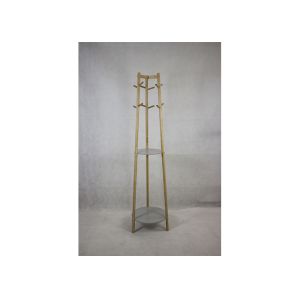 China 12 Hanger 10kg 170cm Height Coat Rack With Shoe Bench wholesale