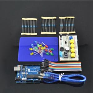China Electronic components UNO R3 Stater kit for arduino based learning parts with MEGA328P 400 holes breadboard wholesale