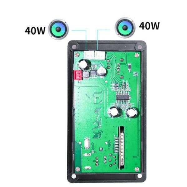 High Power 2x40W BLUETOOTH Module Car Amplifier Motherboard with APE Audio Format Support and 20+ Hours Battery Life