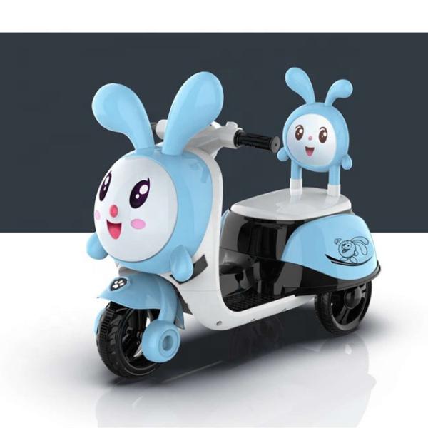 Classic Mini 6v Ride on Motorcycle Toys Car for Children Colorful Flash Music and Sale