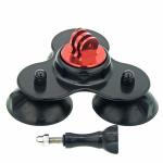 Strong Low Angle Removable Suction Cup Mount For GoPro Hero 5 4 3 3+ Session