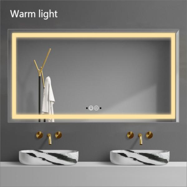 Modern Design Glass Mirror Large Smart Bathroom Mirror for Oversized Wall Decoration