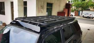 China Black Toyota 4runner Roof Cargo Carrier Luggage Rack Powder Coating wholesale