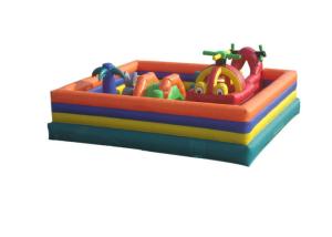 China Giant Inflatable Toddler Playground , Blow Up Bounce House Indoor Playground Safe Nontoxic on sale