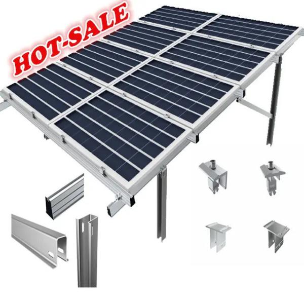 Quality Uncoated Solar Panel Ground Mounting Frames for sale