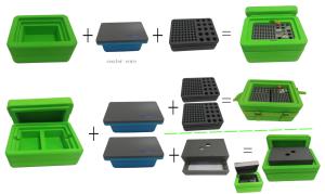 China Benchtop Ice Free Cooler Low Temperature For DNA and RNA Virus Experiments Adapt To Multiple Modules wholesale