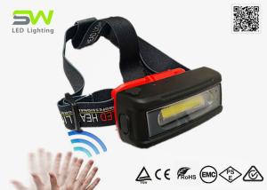 2W COB LED Rechargeable Motion Sensor Headlamp 200 Lumens Wide Flood Beam