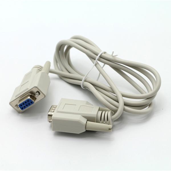 Quality OEM Shield Male to Female DB9 RS232 9 Pin Straight Through Extension Serial Data Cable for sale