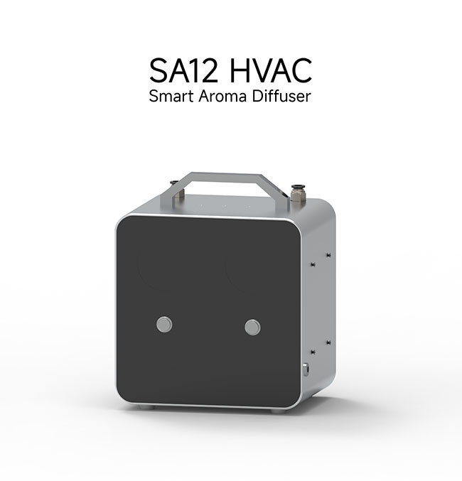SA12 2.5L Scent Air Machine Aluminum Alloy HVAC Scent Diffuser For Home
