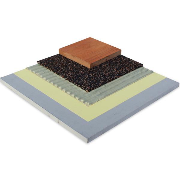 Recycled Rubber Corks Sheet Flooring Underlay, Sound Insulation and Soundproof