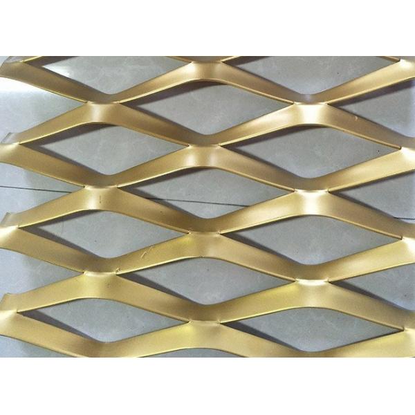 PVC Coated Expanded Metal Mesh Panels Anti-Slip Easy Install