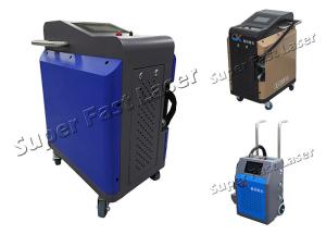China Touch Screen 100W Portable Rust Removal Machine wholesale