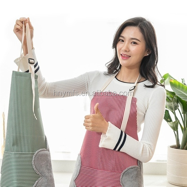 manufacture custom adjustable shoulder strap lengths cooking multifunctional aprons kitchen aprons