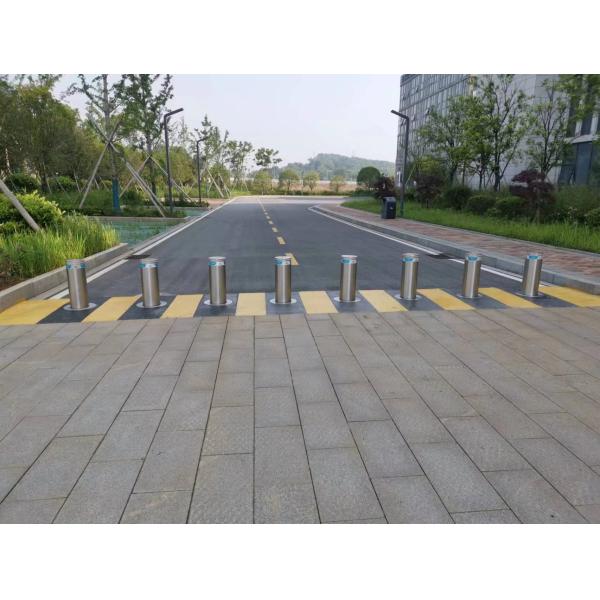 High Security Hydraulic Retractable Bollards SUS304 Automatic Retractable Driveway Bollards