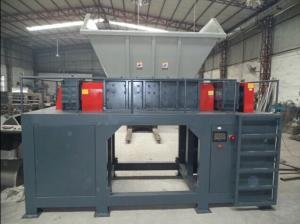 China Customizable two shaft shredder machine plastic pipe hard plastic shredder wholesale