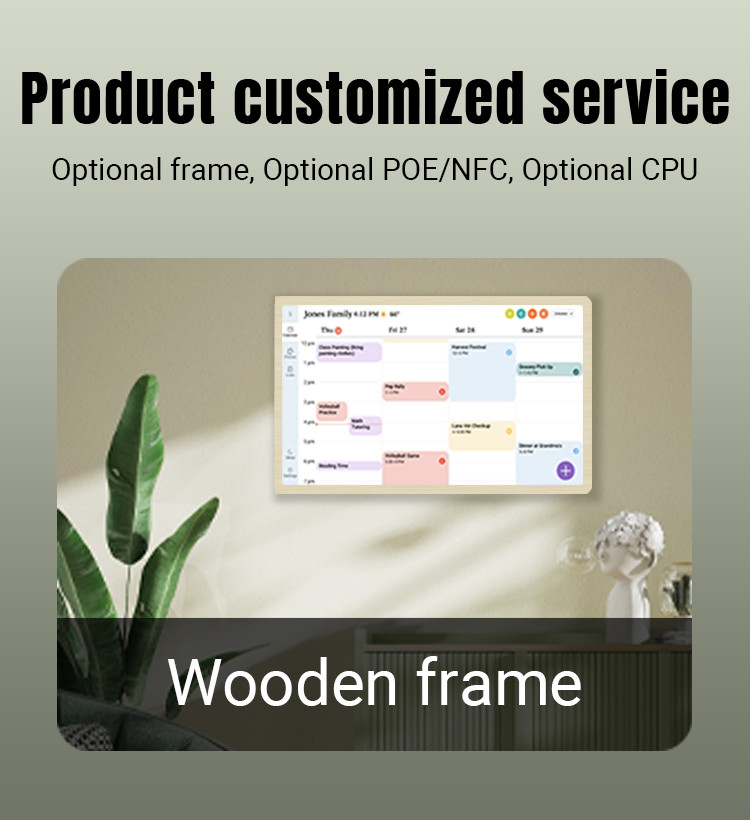 Goodnotes Compatible Android 14 Free Software Wall Mounted Digital Calendar Diary For Family Planning