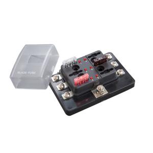 R3-76-07-3L106 6 Way Blade Fuse Blocks Circuit with Blow Indicator R3-76 Fuse Holder M4 Screw Terminal