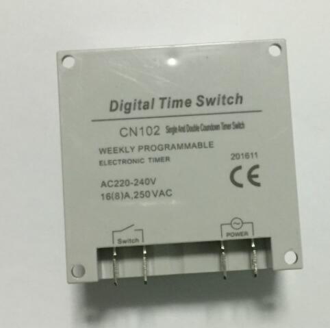 LCD Digital Power Programmable Cycle Timer Countdown Seconds Timer Relay Switch Cn102A