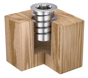 China 1/4&quot;- 20 x 10mm Threaded Insert Nuts With A Hex Wrench Assortment Wood Furniture wholesale