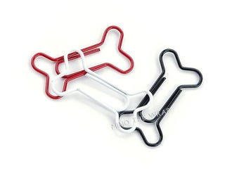 Creative Functional Fancy Stationery Items , Shaped Stainless Steel Paper Clips