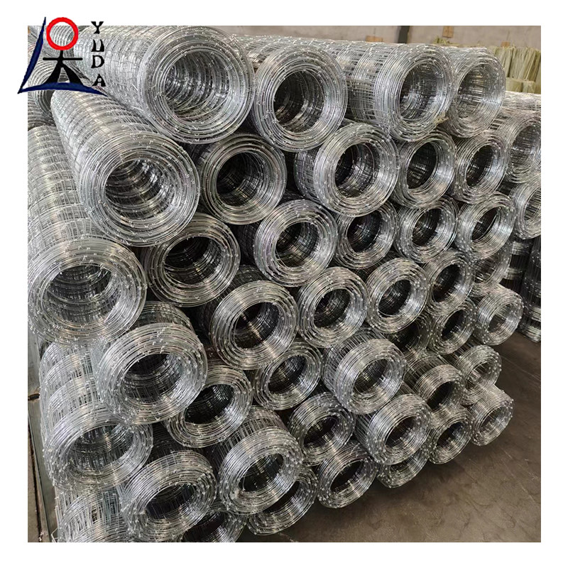High Tensile Strength Grassland Weave Iron Wire Mesh Field Fence For Farm
