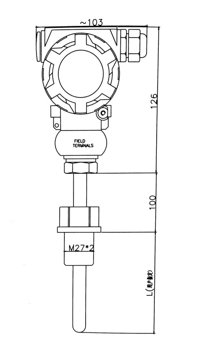 OEM Service Pressure Temperature Sensor Digital Liquid Temperature Sensor
