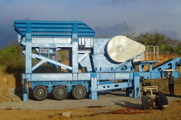 Quality Mobile Mining Crushing Machine Heavy Duty Design Convenient Operation for sale