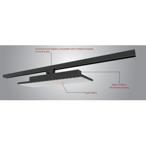 SMD2835 Linear Recessed Track Lighting Tridonic Driver Power switchable