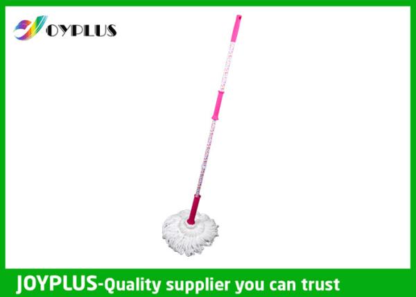 Quality Microfiber twist mop with iron handle  easy cleaning mop with printed handle  new twist mop for sale