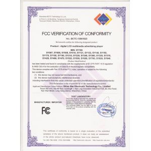 Shenzhen Wang Xin Yuan Electronic Technology Co., Ltd. Certifications
