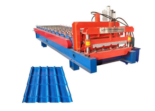 Quality Customized Design Glazed Tile Roll Forming Machine For Steel Roofing Making for sale