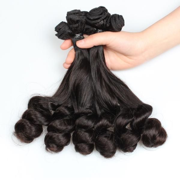 Wholesale Virgin Human Hair Etension Natural Color Indian Hair Bundles