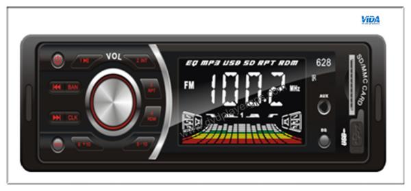 Quality One Din Car MP3/USB Player with Fixed Panel for sale