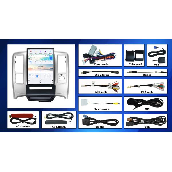 VIKNAV 13.8 inch Car Radio For Dodge RAM 2008-2011 Wireless Carplay