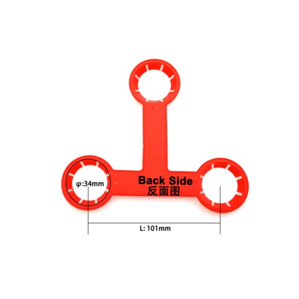RoHs HDPE Plastic Bottle Handles For 28-33mm Bottle Neck Holder