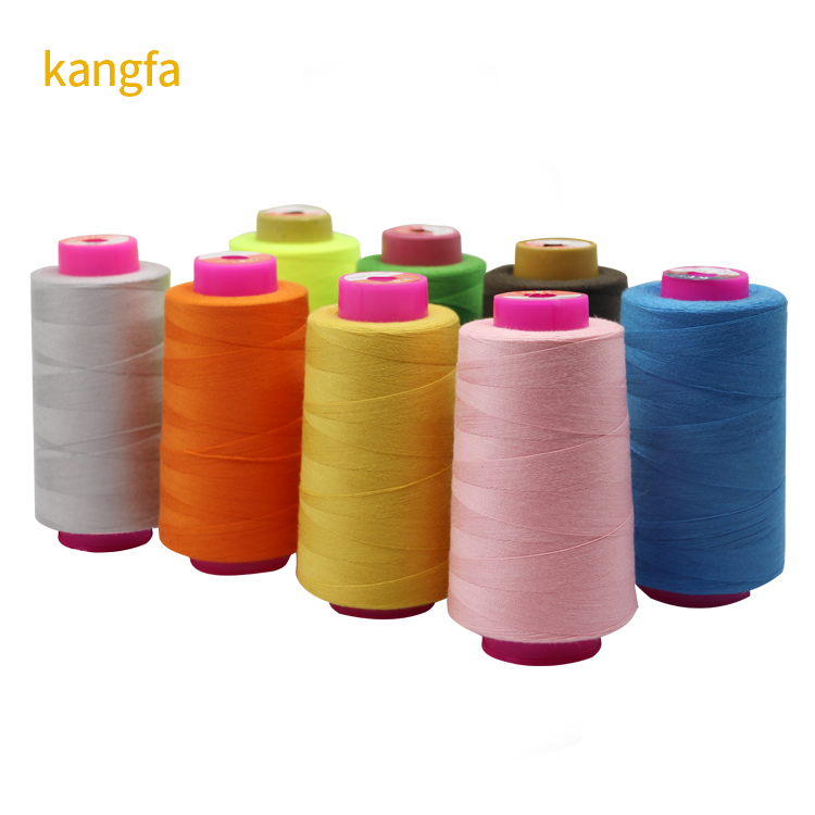 Colorful Polyester Item Polyester Cotton Thread 100% Spun Sewing Thread