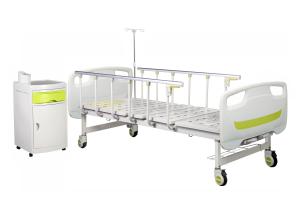2 Function 2160MM Two Cranks Manual Crank Hospital Bed
