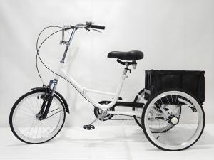 China 20 Inches 3 Wheel Electric Tricycles Adult Cargo With Basket wholesale