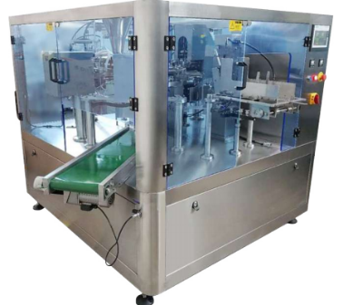 Premade Bag Rotary Packing Machine Automatic Warning Protect Function 60bags / Min