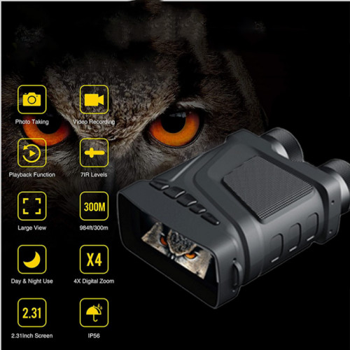 1080P Binoculars Infrared Night Visions Device 5X Digital Zoom Hunting Telescope