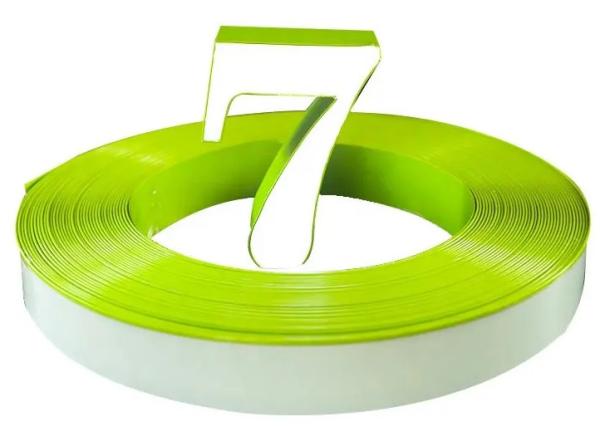 Quality Illuminated Signs Trim Cap Roll Green Aluminium Trim Cap Letters for sale
