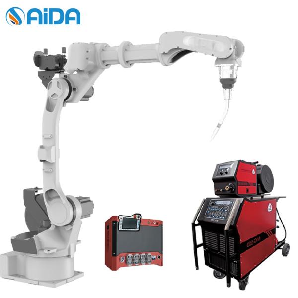 Quality Metal Processing Industrial Welding Robot 6-Axis Arm Reach 2000mm Payload 12kg With Positioner for sale