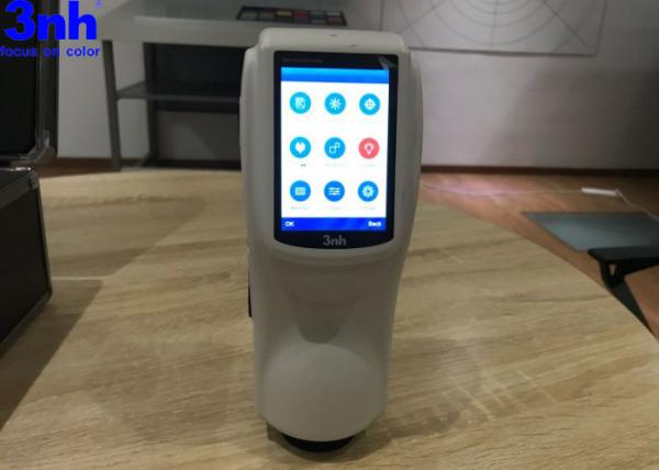 Quality CIE LAB Handheld Spectrophotometer NS800 Titanium Dioxide Whiteness Color Reader 45°/0° for sale