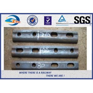 China Oiled / Oxide Black Rail Joint Bar / Fishplates With GB Standard wholesale
