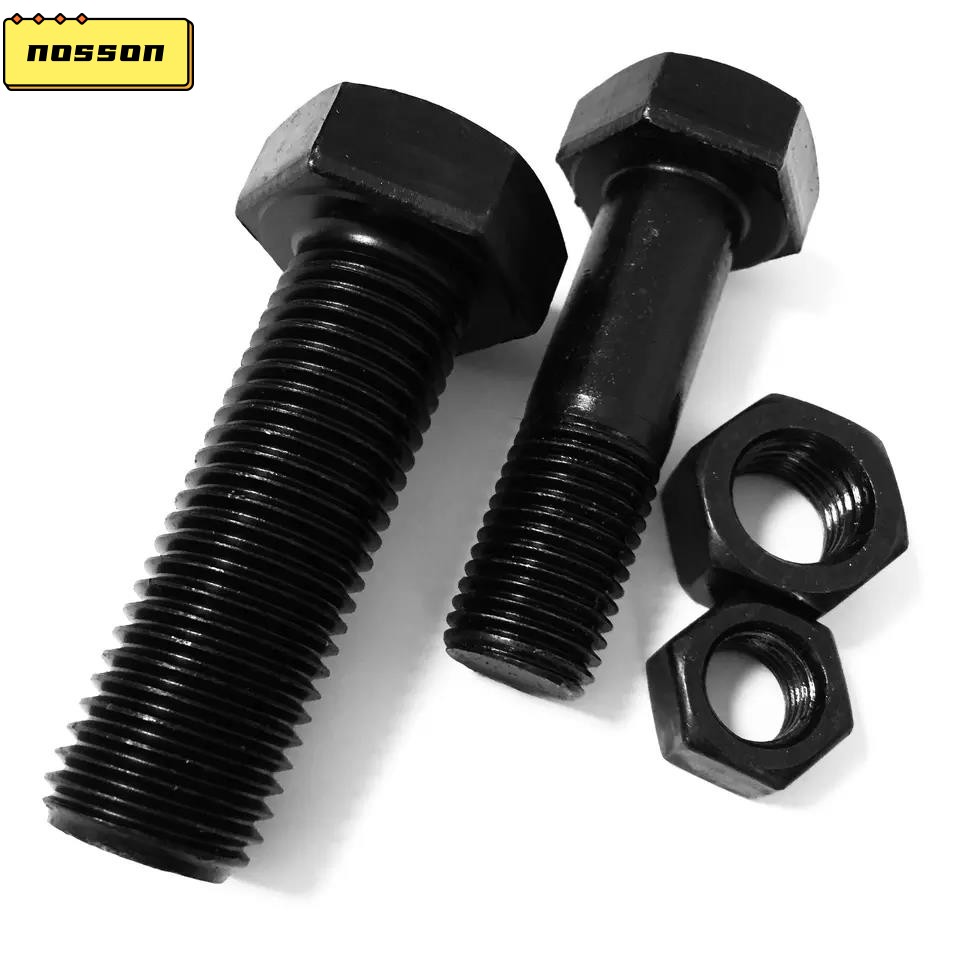 Stainless Steel ANSI/ASME M8 Hex Head Bolt Grade 4.8/ 8.8/ 10.9/ 12.9 Half Thread Bolt And Nut Pernos Din 931 Zinc Finish