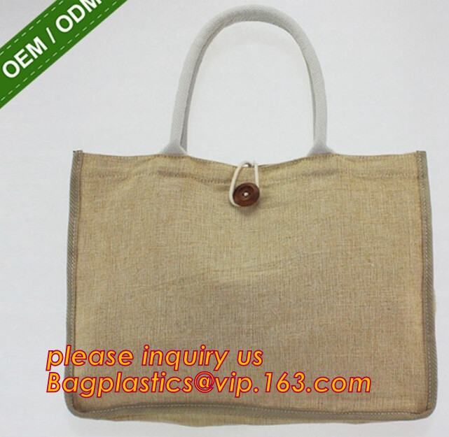 Large jute gift tote,jute shipping tote,jute cinch bag,reusable custom shopping tote jute bag,Promotional jute shopping